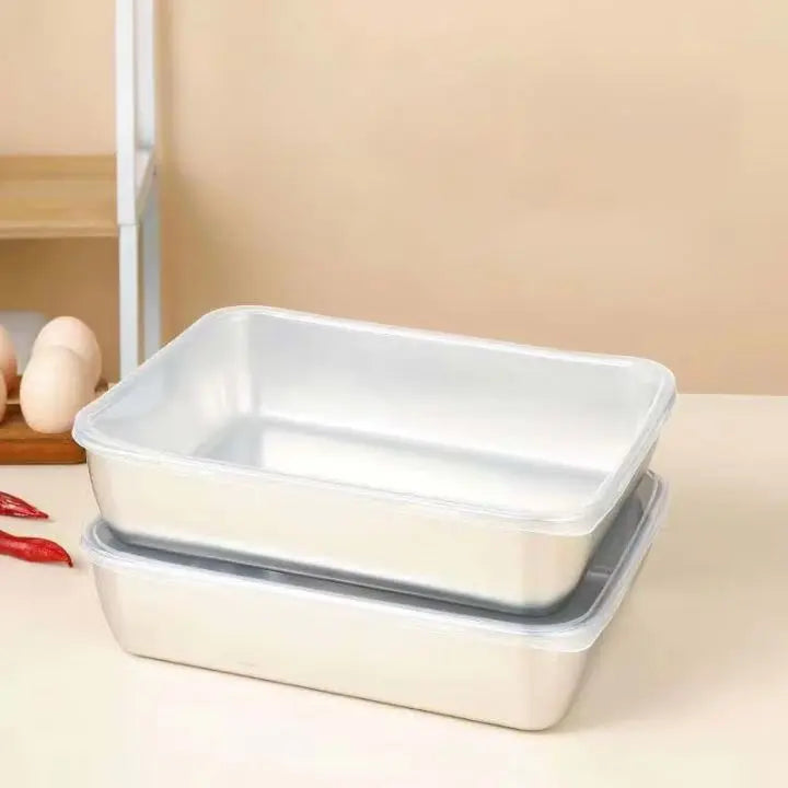 Mivoza Edelstahl Dose™ — Neem Je Gezondheid in Eigen Hand met Lekvrije, Plasticvrije Versheid