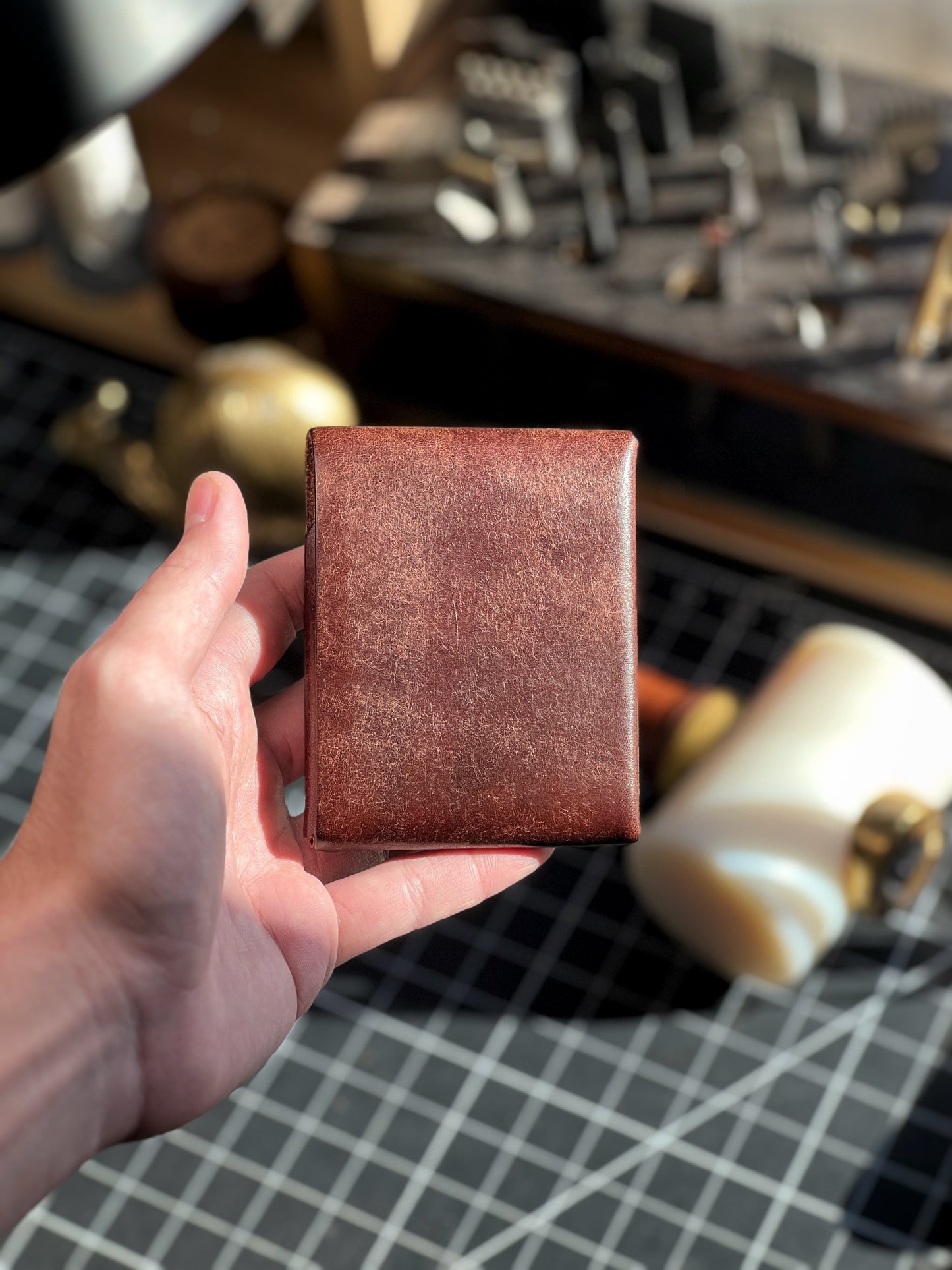 Sorrin — Handmade Full Grain Leather Wallet with Pen Slot