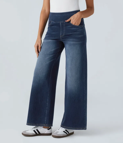 High-Waisted Wide Leg Jeans™ — Unlock All-Day Confidence and Freedom in Every Step