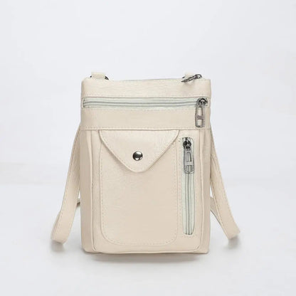 Nola Vintage Crossbody Bag — Kompakte Designer-Umhängetasche mit verstellbarem Riemen