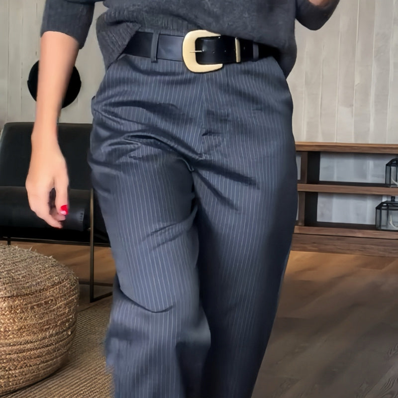 Pantalon Blazer Taille Haute UltraSculpt™ — Imprégnez Chaque Pièce d’une Confiance Qui Dure Toute la Journée