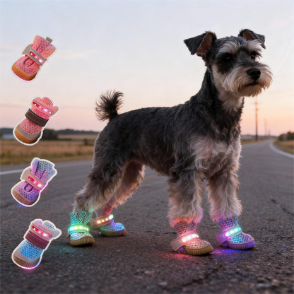 LED Dog Boots™ — Proteção Corajosa para Patas que Ilumina Cada Aventura