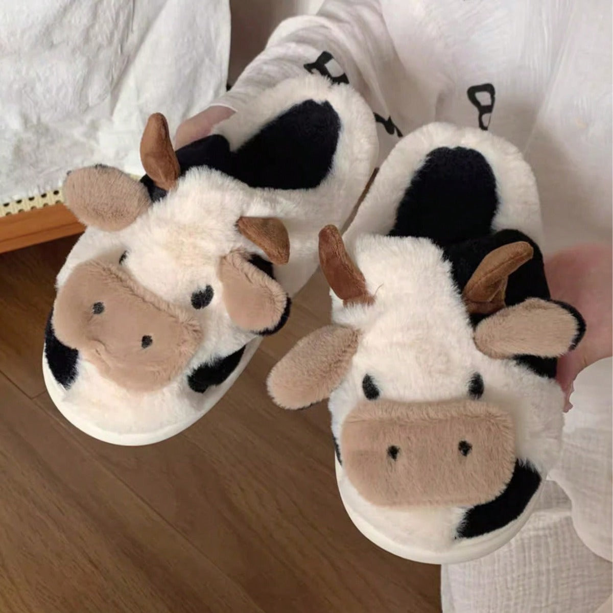 Cow Cotton Slippers