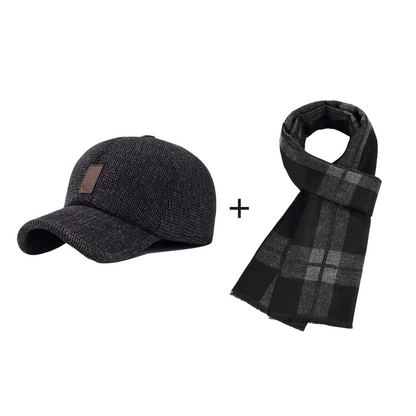 Kairo Hat — Leichte warme Baseballkappe mit Ohrklappen für den Winter