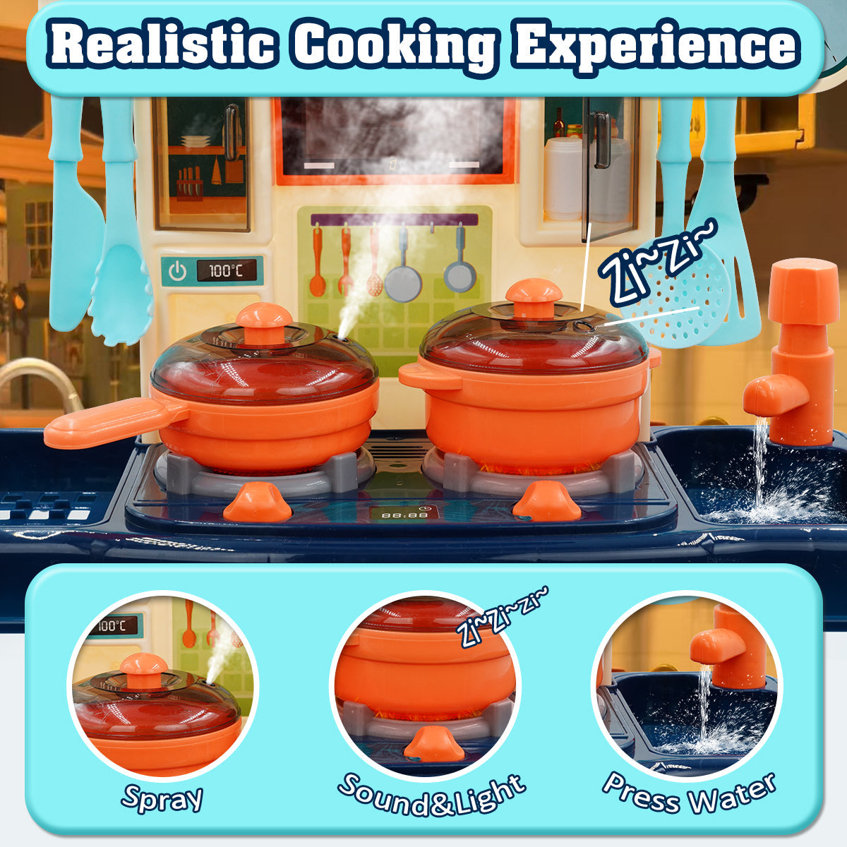 Mini Keukenspeelgoed Set