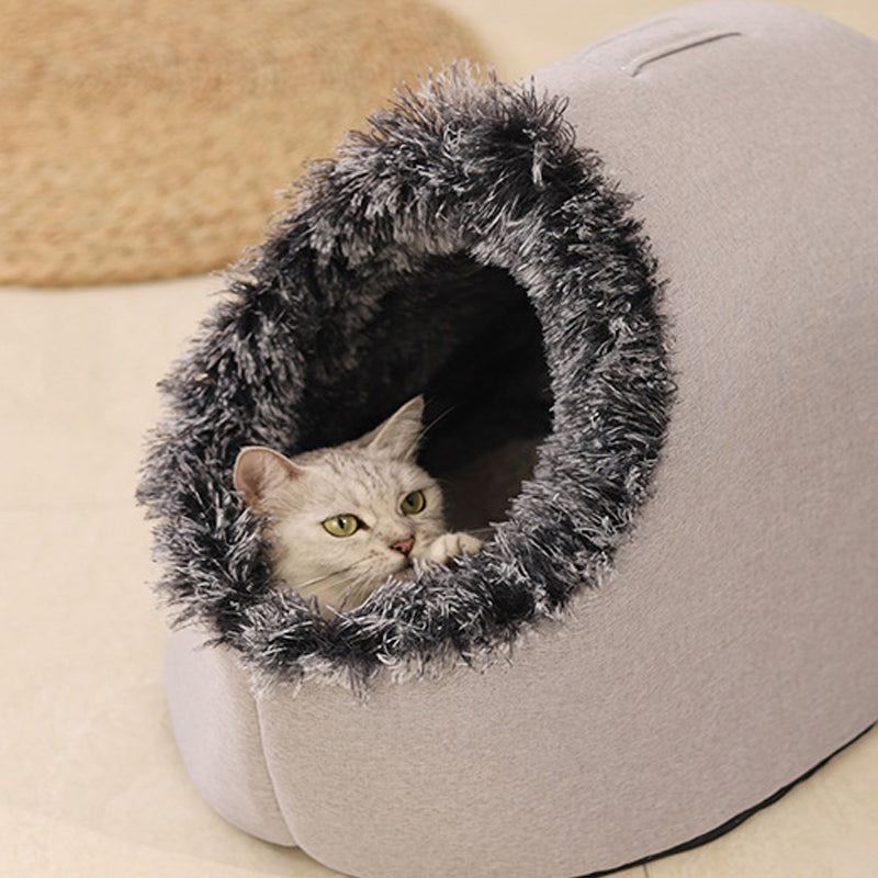 Insulated Pet Cave Bed™ — Η Απόλυτη Ζεστή Φωλιά που το Κατοικίδιό σας θα Λαχταρά να Χαλαρώσει