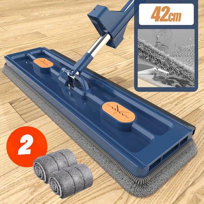 Virella Mop — Ultra-Absorbent Flat Mop with 360° Swivel Head for Easy Cleaning