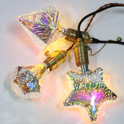 3D Fireworks LED Light Bulb