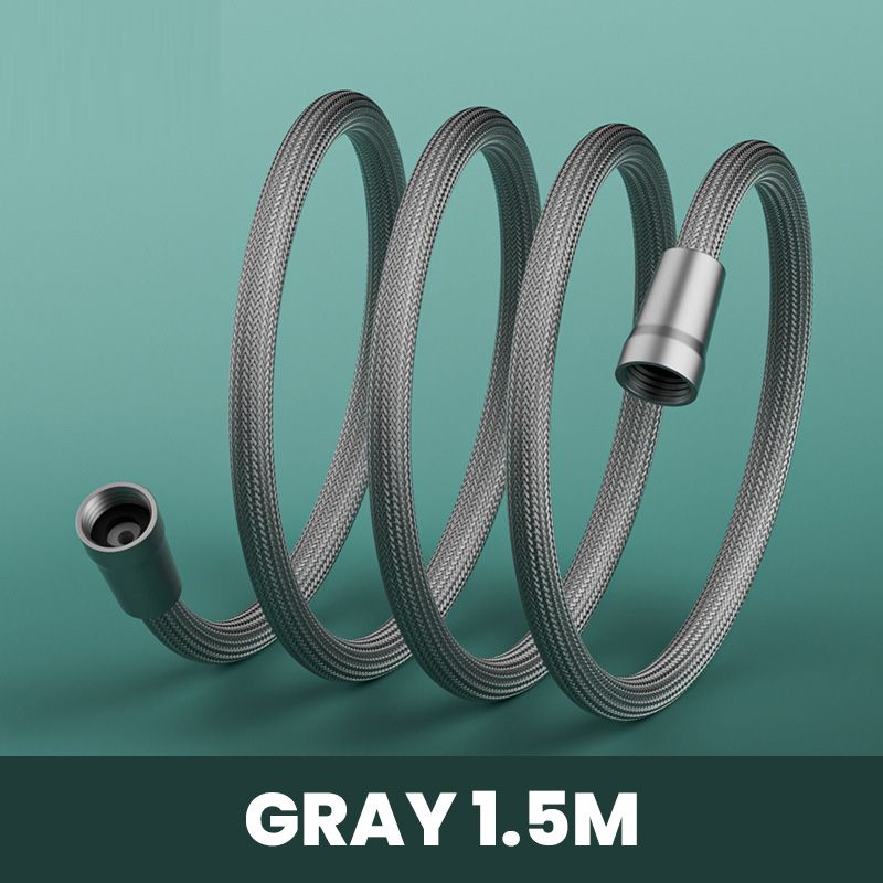 Ironclad Braided Hose™ — Dominate Every Shower with Unstoppable Power and No Leaks