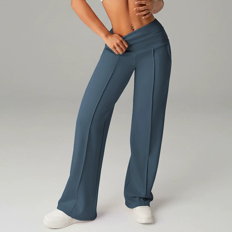 💗LETZTER TAG VERKAUF 50% RABATT⚡50K+ VERKAUFT💕Vionex Damen Schlichte Lockere Gerade Hose