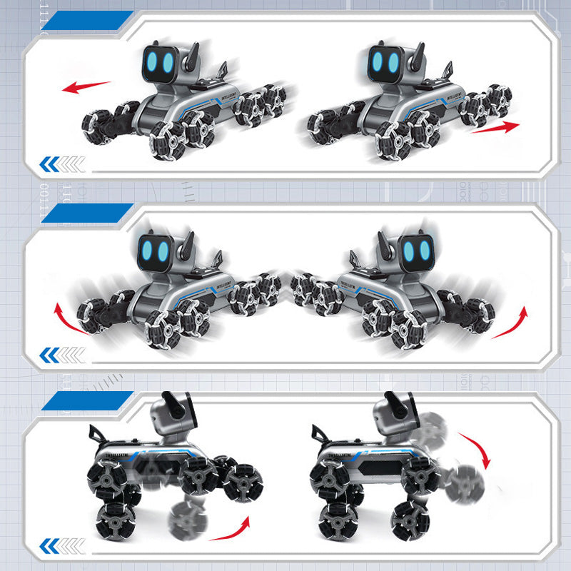 Rylo Stunt Dog Car — Gesture-Controlled Remote Toy with LED Lights