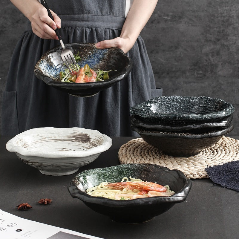 Lioren — Handcrafted Ceramic Deep Bowl with Glossy Glaze