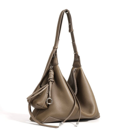 Liora Tote — Women's Genuine Leather Minimalist Commuter Bag