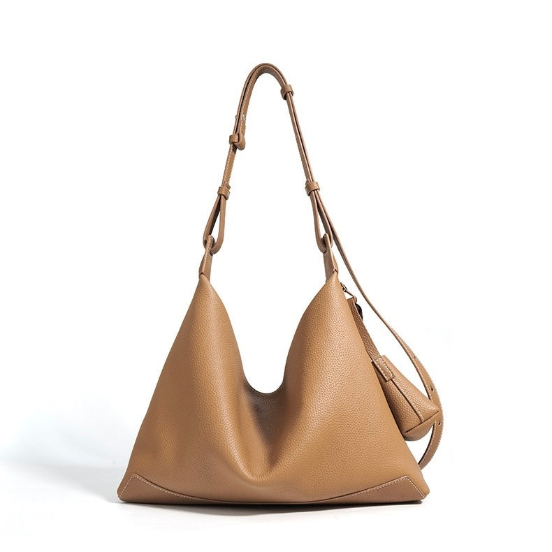 Liora Tote — Women's Genuine Leather Minimalist Commuter Bag