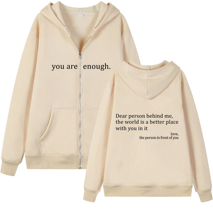 HeartSpeak™ — Emotional Zipper Hoodie for Comfort & Meaning