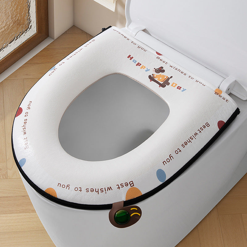 Liora — Waterdichte Toiletzittingkussen met Aromatherapie Handgreep