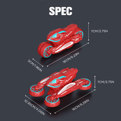 Rallyon Racer — Transforming Motorcycle Toy with Inertial Drive for Kids