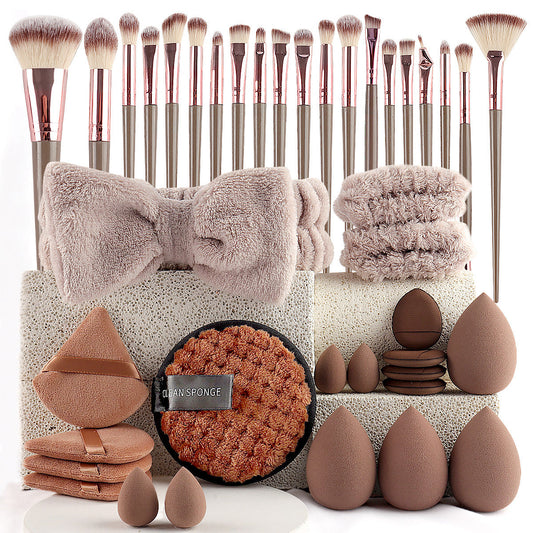 Velora — Professionelles 40-teiliges Make-up Pinsel- und Schwamm-Set für Präzision