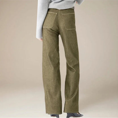 Norla Jeans — High-Waist Loose Fit Denim Trousers with Stretch