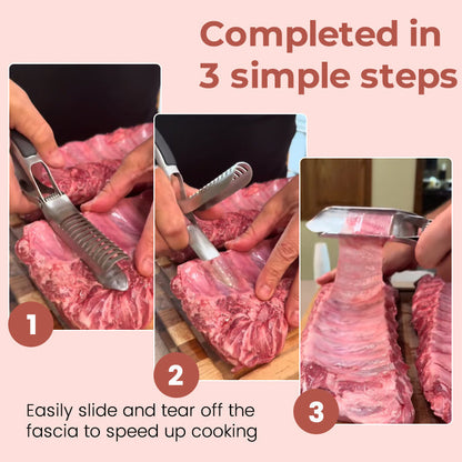 RibMaster™ — Taglia Velocemente Membrane Dure per Carne Succosa e Perfetta Ogni Volta