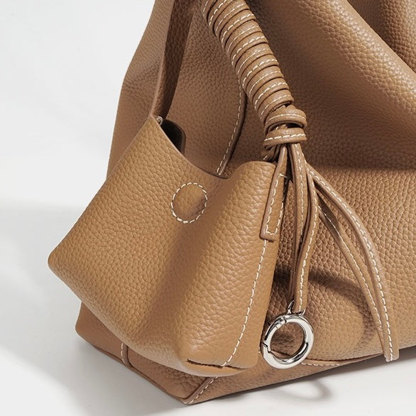 Liora Tote — Women's Genuine Leather Minimalist Commuter Bag