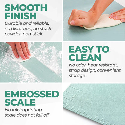 FlexiBake™ Mat — Master Every Bake with a Spotless, Stress-Free Surface
