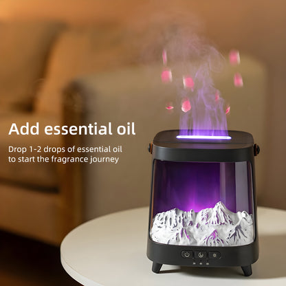 AuroMist™ — Difusor de Luz Aurora 4 em 1 para Calma e Clareza