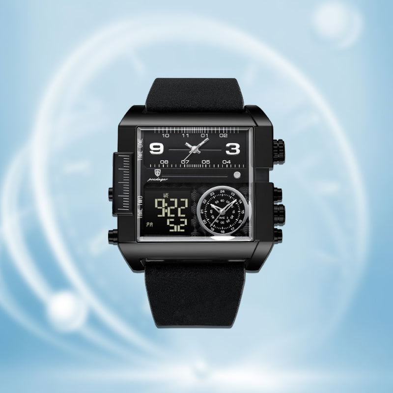 TyphoChron™ Dual Display — Beherrsche jeden Moment mit unerschütterlicher Präzision und Power