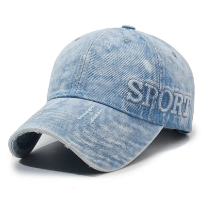 Rylan Cap — vintage-tyylinen farkkulippis säädettävällä istuvuudella