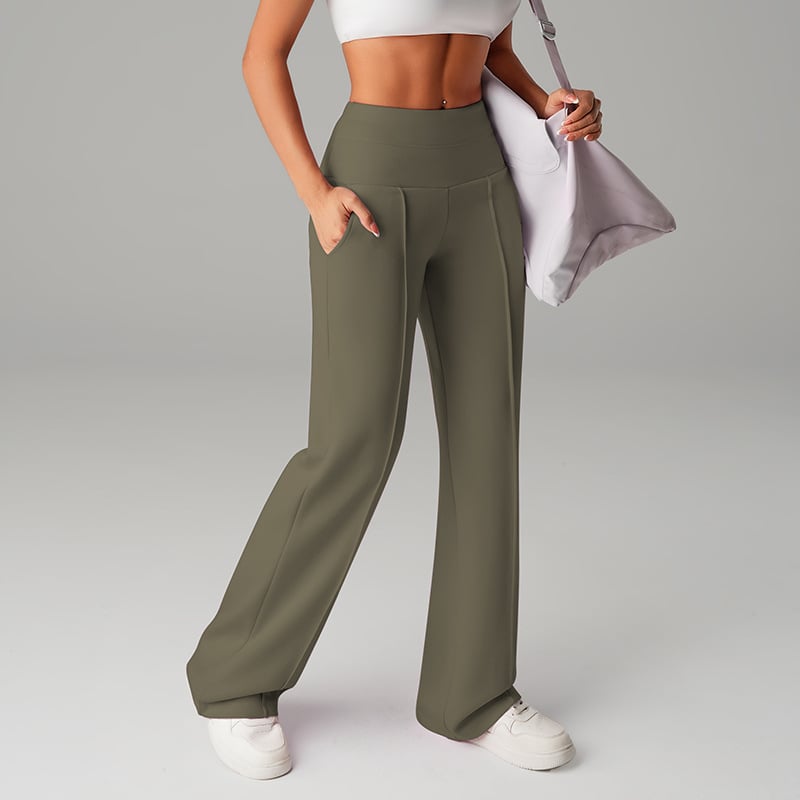 💗LETZTER TAG VERKAUF 50% RABATT⚡50K+ VERKAUFT💕Vionex Damen Schlichte Lockere Gerade Hose