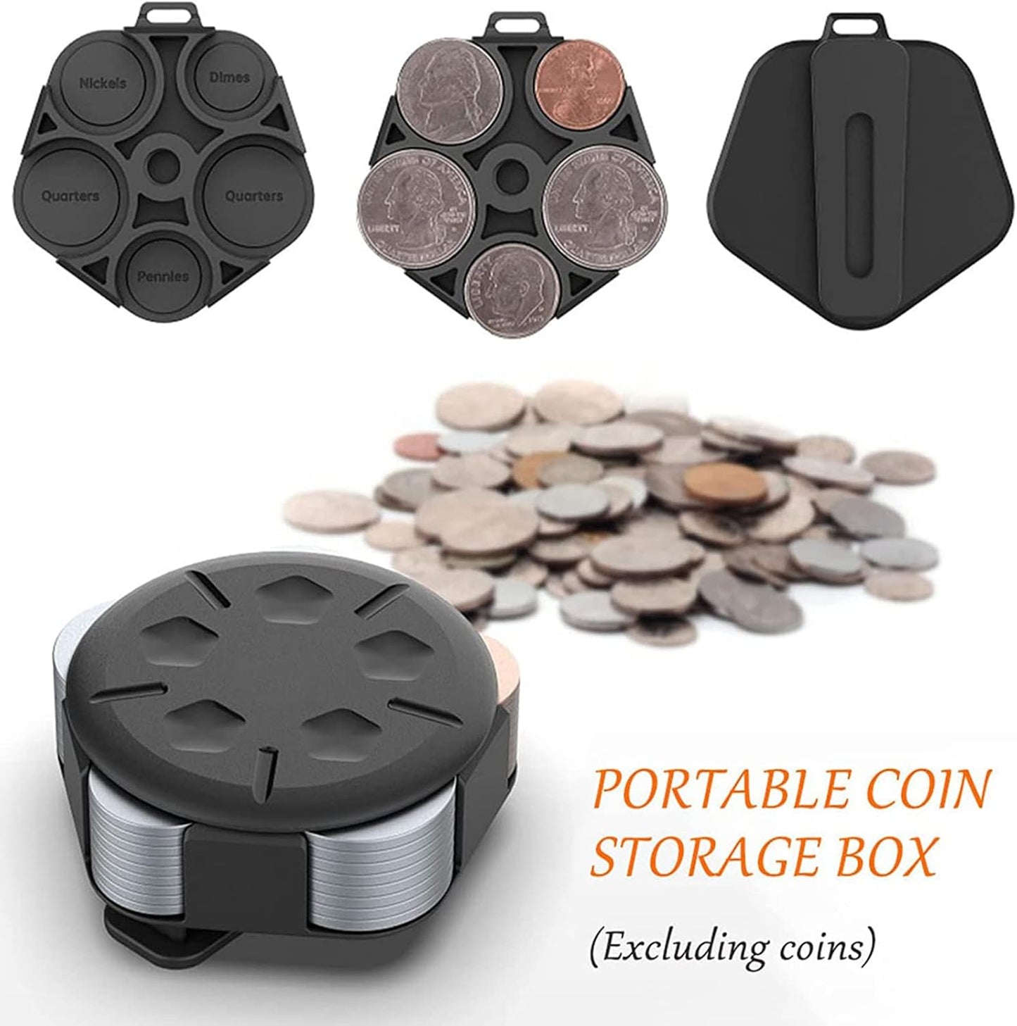 🎁Vortexa Portable Coin Storage Box