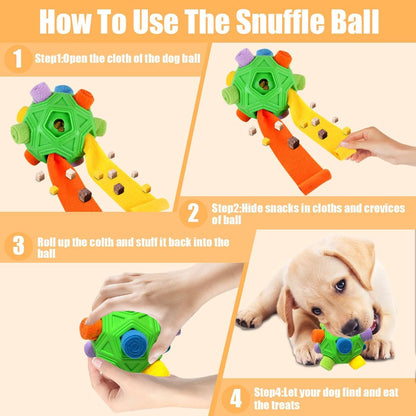 BrainTwist™ Treat Ball — Gør måltidet til en sjov hjernegymnastik, der beroliger og begejstrer din hund