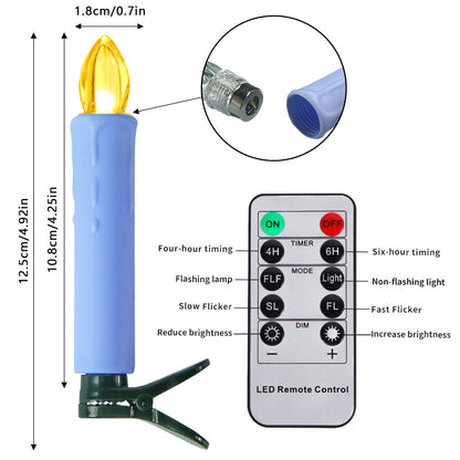Flameless LED Candles 10 PACK™ — Creëer Direct Gezellige, Vuurvrije Magie
