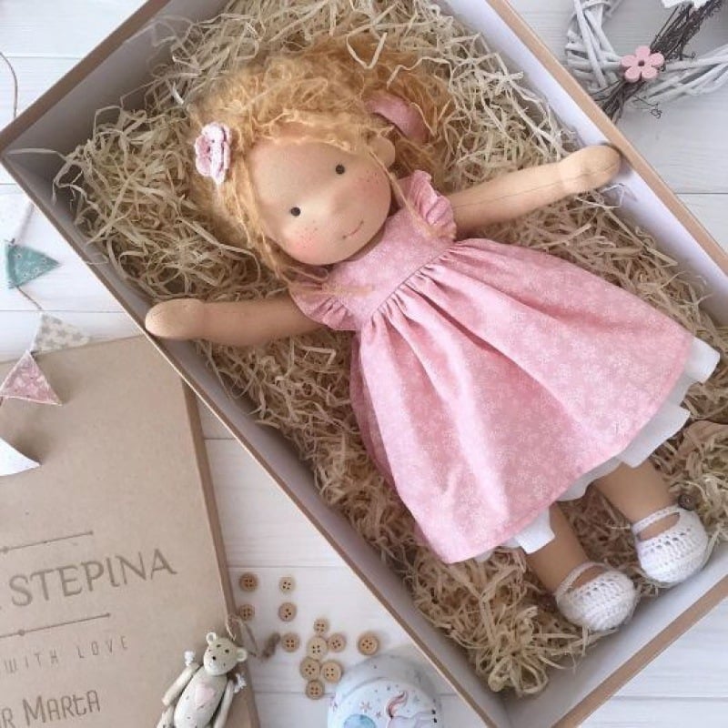 Best Gift for Kids-Handmade Waldorf Doll