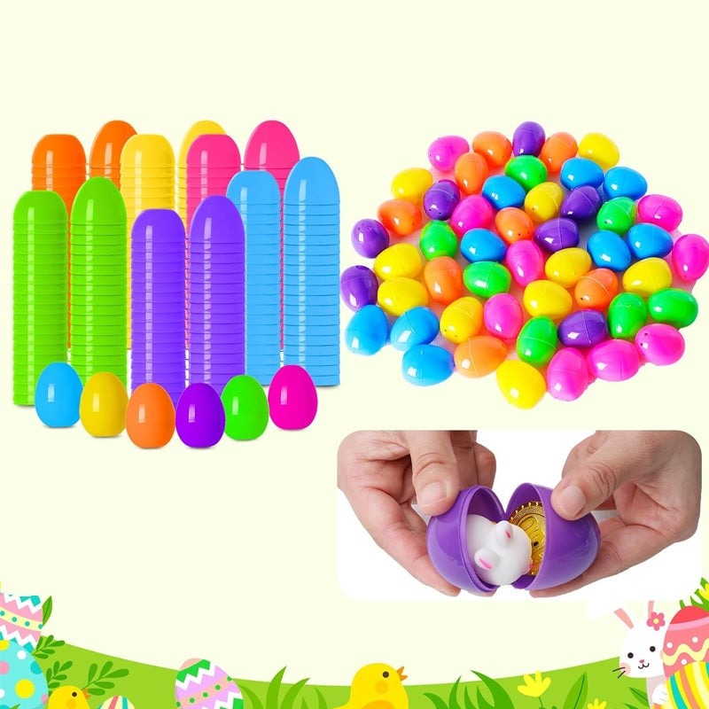 Prefilled Easter Eggs with Toys and Stickers for Egg Hunts 19$ TODAY ONLY