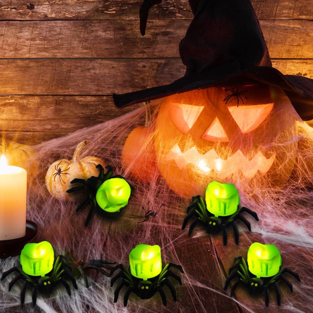 Shadow-Casting Spider Lights™ — Create a Safe, Irresistible Halloween Glow That Haunts Every Corner
