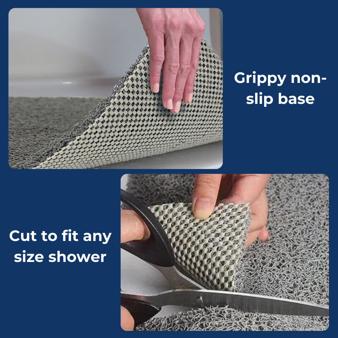 SlipGuard™ — Feel Secure and Plush Every Step in Your Shower