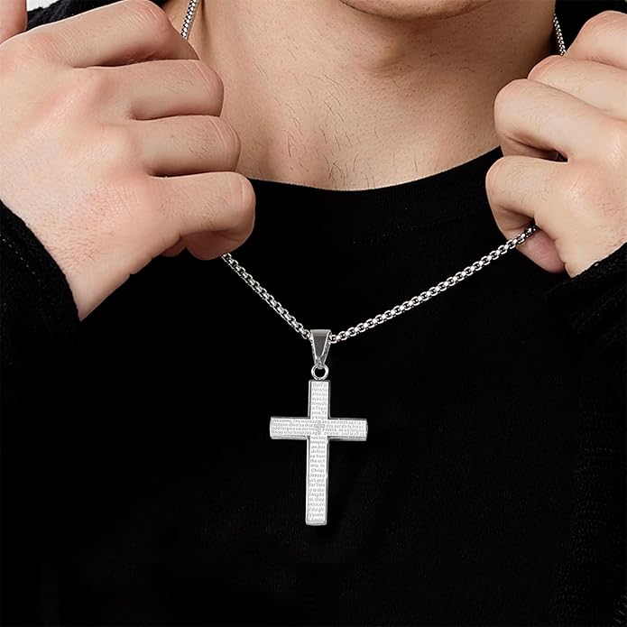 Titanium Steel Cross Necklace™ — Carry Unshakable Faith and Inner Strength Everywhere You Go