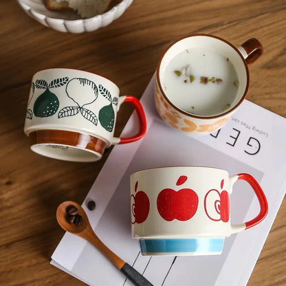 Ardena — Ceramic Stackable Coffee Mug with Vibrant Midcentury Design