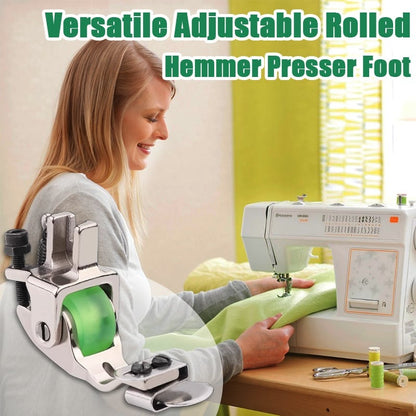 Adjustable Rolled Hemmer Presser Foot 15$ TODAY ONLY