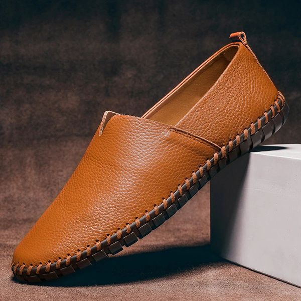 Leather Loafers™ — Glide Through Your Day in Cloud-Like Comfort and Effortless Style