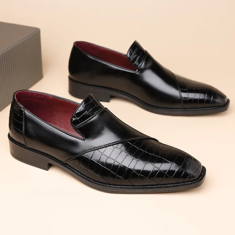 Patchwork Croc Loafers™ — Beheers de Kamer met Ongeëvenaarde Stijl en Zelfvertrouwen voor de Hele Dag
