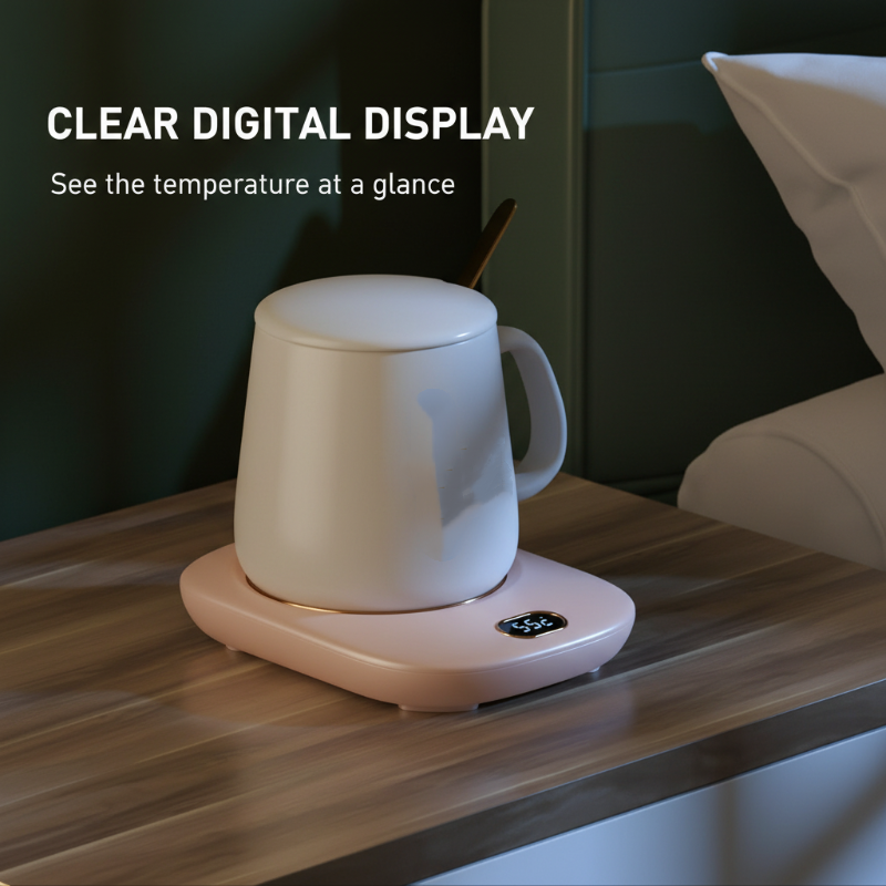 Digital Heated Coaster™ — Command Your Perfect Sip with Cozy, Custom Warmth Every Time