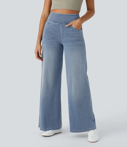 High-Waisted Wide Leg Jeans™ — Unlock All-Day Confidence and Freedom in Every Step