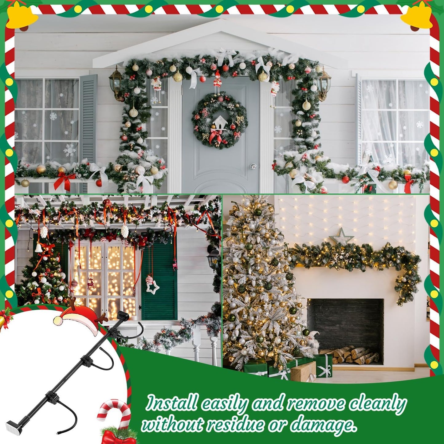 FestivaGrip™ — Secure Your Holiday Joy with Effortless, Stunning Door Decor