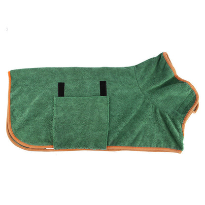 TorrentWrap™ Ultra-Absorberende Huisdierbadjas — Wikkel Je Huisdier in Snel Droog Comfort en Gezellige Warmte