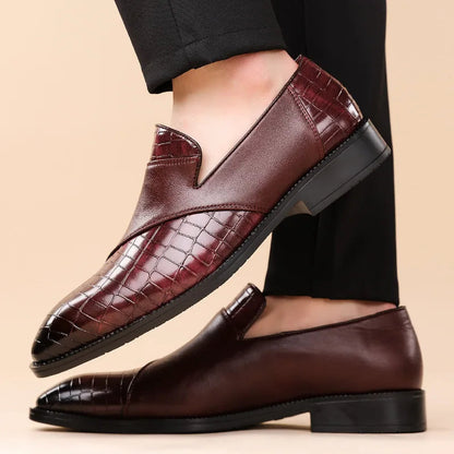 Patchwork Croc Loafers™ — Beheers de Kamer met Ongeëvenaarde Stijl en Zelfvertrouwen voor de Hele Dag