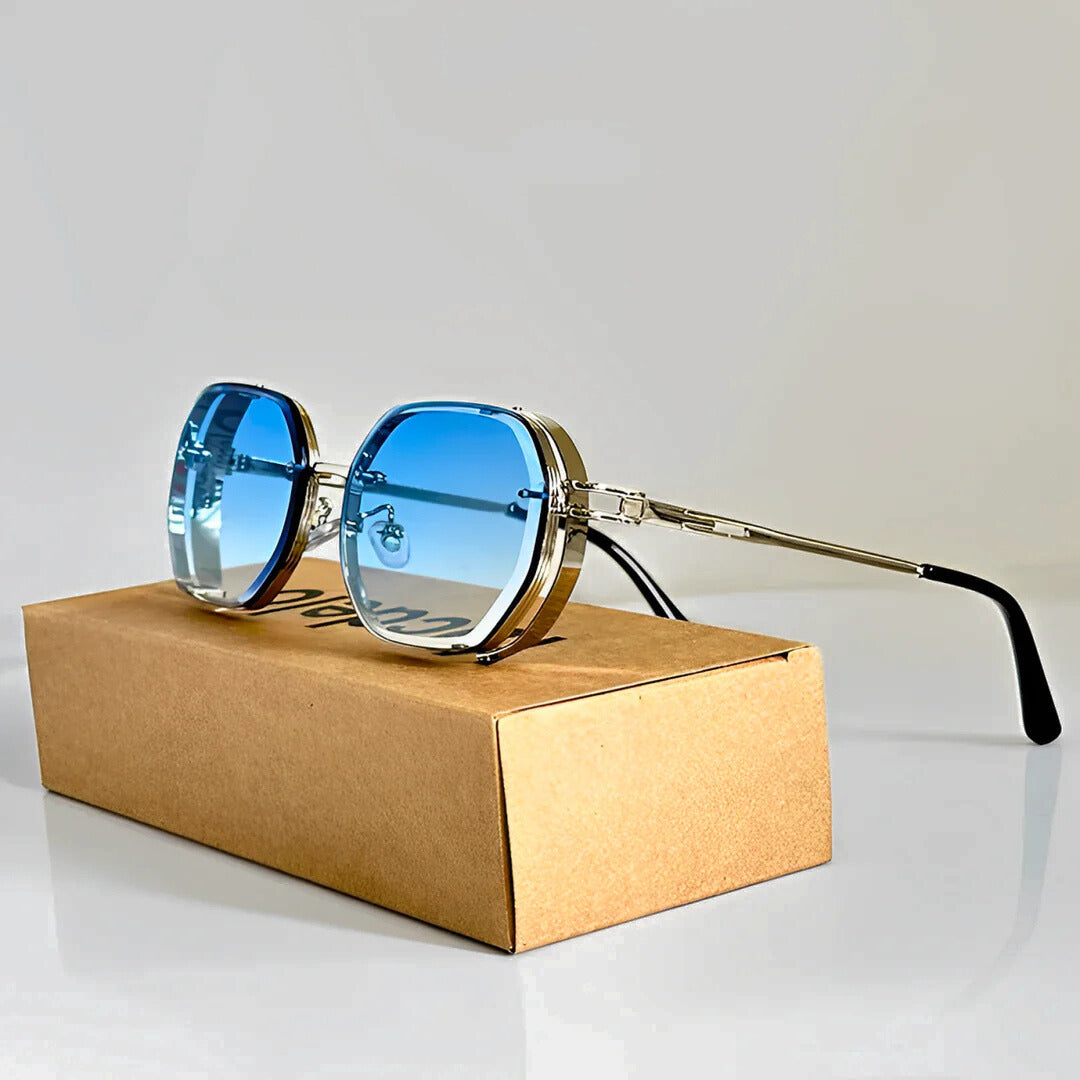 Bravenon — Ochelari de soare aviator cu protecție UV400 și croială ajustabilă