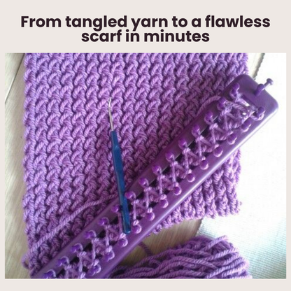 WrapAura™ — Turn Yarn Into Stunning Knits Instantly Without Needles or Hassle