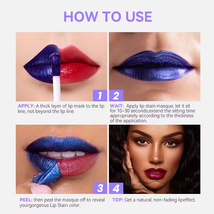 LuxeStain™ Lip Masque Kit — Bold Long-Lasting Color Effortlessly